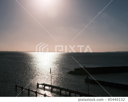 夕陽與霞浦湖 1 95440132