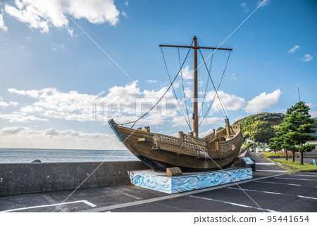 《Fukui Prefecture》Echizen Coast Model of Kitamae-bune 95441654