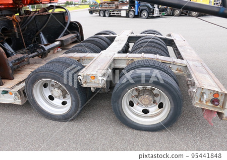 Crawler crane transportation work 95441848