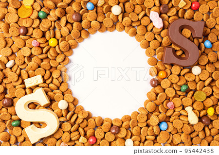 Dutch holiday Sinterklaas background 95442438