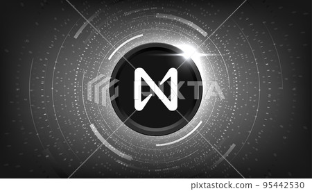 NEAR Protocol (NEAR) coin cryptocurrency concept banner background. NEAR Protocol (NEAR) coin cryptocurrency concept banner background. 95442530