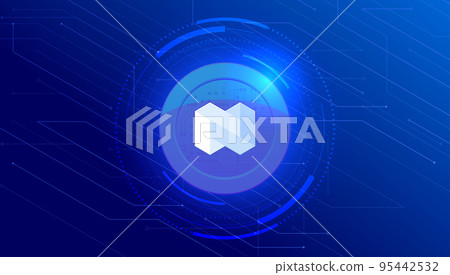 Nexo coin cryptocurrency concept banner background. Nexo coin cryptocurrency concept banner background. 95442532
