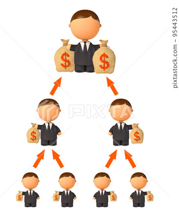 Financial pyramid 95443512