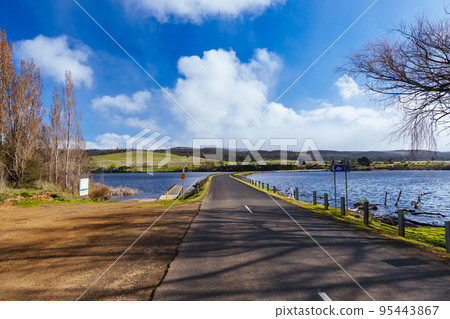 Meadowbank Lake in Tasmania Australia 95443867