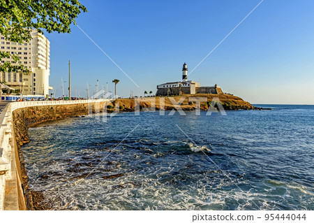 Oceanic avenue and Farol da Barra Oceanic avenue and Farol da Barra 95444044