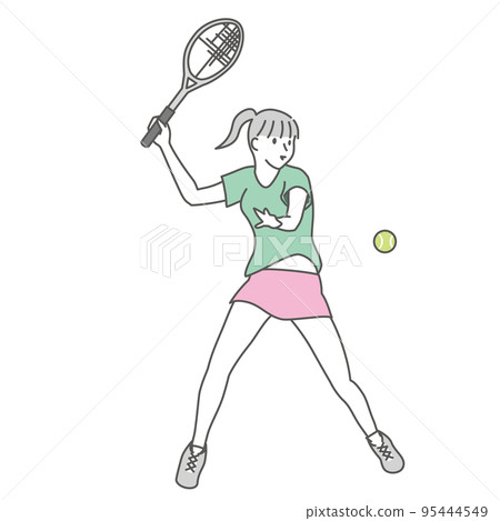 打網球的女人 95444549