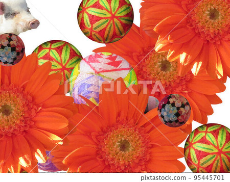 ball and flower 8 ball and flower 8 95445701