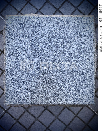 A tranquil scene of a stone bench captured from above A tranquil scene of a stone bench captured from above 95446647