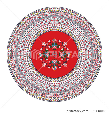 Ukrainian embroidery design element 17 Ukrainian embroidery design element 17 95448088