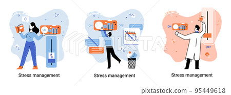 Stress management abstract metaphor, pressure control, depression, emotional tension, mental health Stress management abstract metaphor, pressure control, depression, emotional tension, mental health 95449618