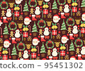 Christmas hand drawn style illustration background icon 95451302