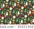 Christmas hand drawn style illustration background icon 95451304