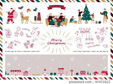 享受聖誕節的人們 95451622