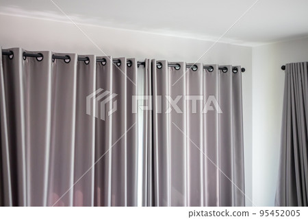 Curtain window interior decoration in living room Curtain window interior decoration in living room 95452005