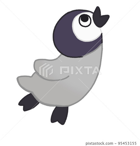 Swimming penguin 95453155