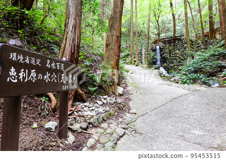 The approach to Amanoiwachi and Misogi Falls 95453515