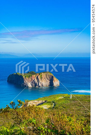 [風景]新島早島伊豆群島 95454574