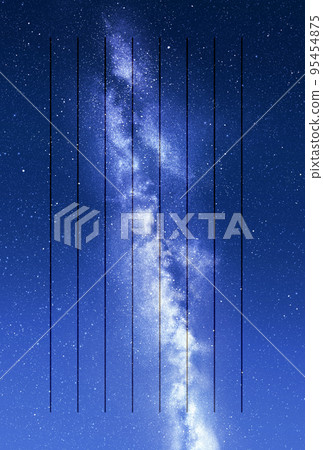 Milky Way message card 95454875