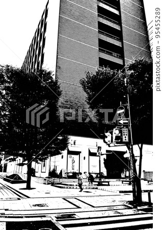 Former foreign settlement 38th building black and white photo 95455289