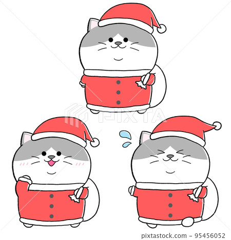 Yurukawa Hachiware Santa 3-piece set ① 95456052
