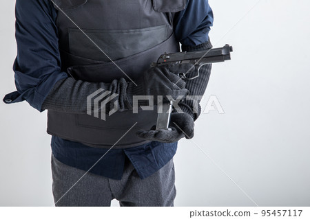 A man with a gun Bulletproof 95457117