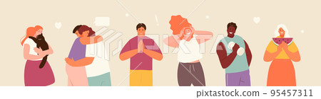 Stress prevention people and mood control 95457311