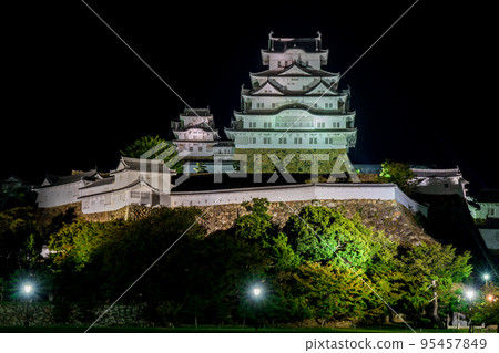 國寶姬路城世界遺產夜景 95457849