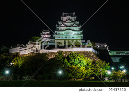 國寶姬路城世界遺產夜景 95457850