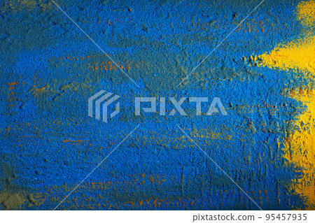 Abstract old painted wall background texture. Aged painted surface of putty wall Abstract old painted wall background texture. Aged painted surface of putty wall 95457935