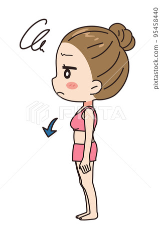 女性乳房下垂圖解 95458440