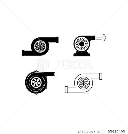 Engine turbo icon Engine turbo icon 95459495