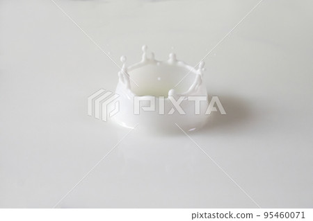 使用一滴牛奶滴的皇冠現象 95460071