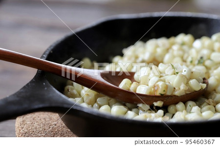 Corn butter made from white corn from Hokkaido 95460367