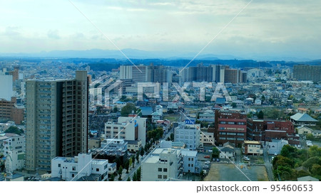 從栃木縣廳瞭望館看到的宇都宮市景 從栃木縣廳瞭望館看到的宇都宮市景 95460653