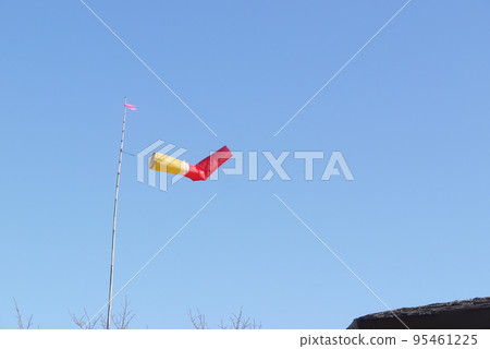 windsock blowing in the wind 95461225
