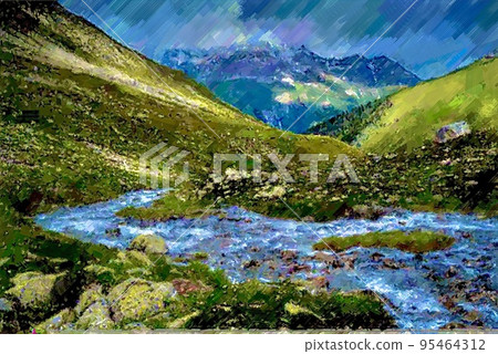 Swiss landscape Swiss landscape 95464312