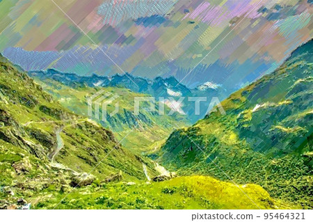 Swiss landscape Swiss landscape 95464321