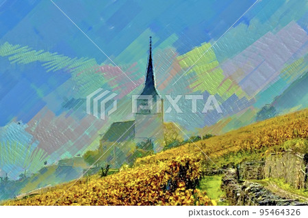 Swiss landscape 95464326