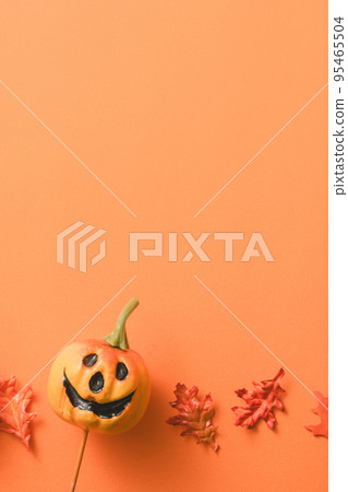 halloween background pumpkin maple fall Halloween background fall ハロウィーン 95465504
