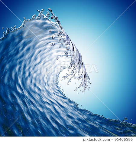 blue water splash isolated on blue background blue water splash isolated on blue background 95466596