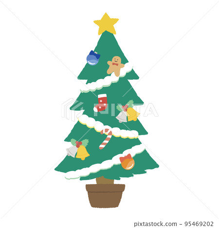 Cute christmas tree 95469202
