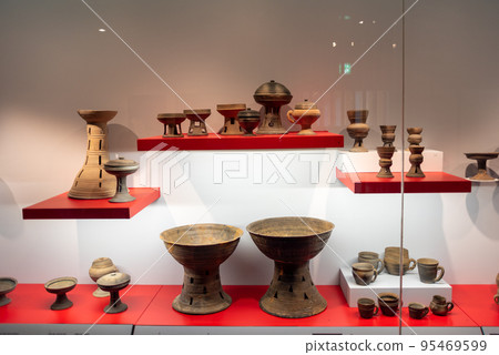 Busan museum collection of artifacts and relics in Busan South Korea Busan museum collection of artifacts and relics in Busan South Korea 95469599