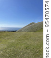俯瞰大海的草山 95470574