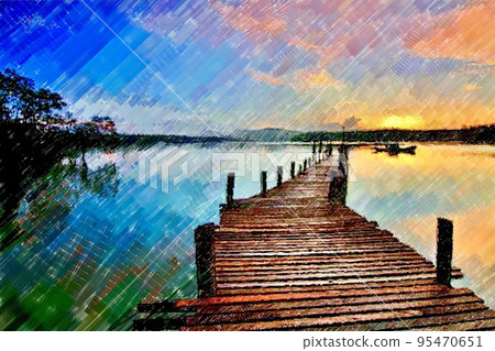 海岸風景 圖片 95470651