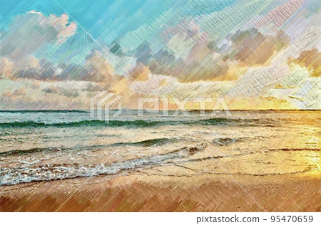 海岸風景 圖片 95470659