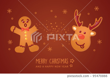 bake decorate and eat gingerbread deer christmas cookie bake decorate and eat gingerbread deer christmas cookie 95470866