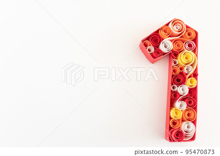 Number 1 Paper Craft 95470873