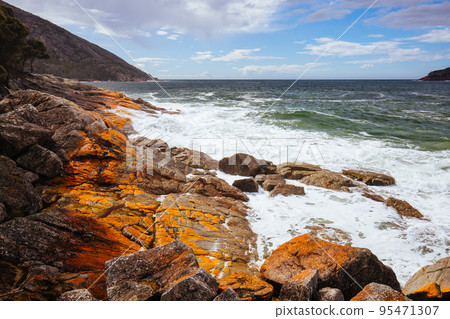 Wineglass Bay Beach in Tasmania Australia Wineglass Bay Beach in Tasmania Australia 95471307