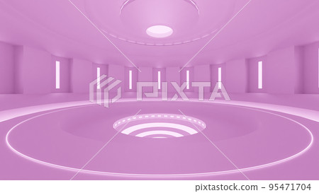 A futuristic space reminiscent of an advanced science laboratory. Floors illuminated by cool lines of light embedded in walls and ceilings, A futuristic space reminiscent of an advanced science laboratory. Floors illuminated by cool lines of light embedded in walls and ceilings, 95471704