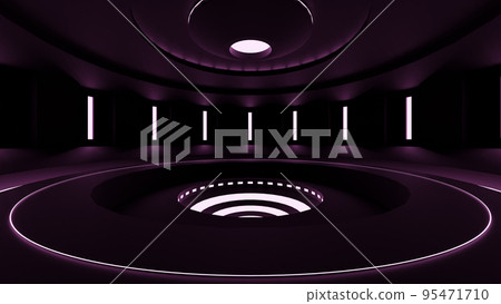 A futuristic space reminiscent of an advanced science laboratory. Floors illuminated by cool lines of light embedded in walls and ceilings, A futuristic space reminiscent of an advanced science laboratory. Floors illuminated by cool lines of light embedded in walls and ceilings, 95471710